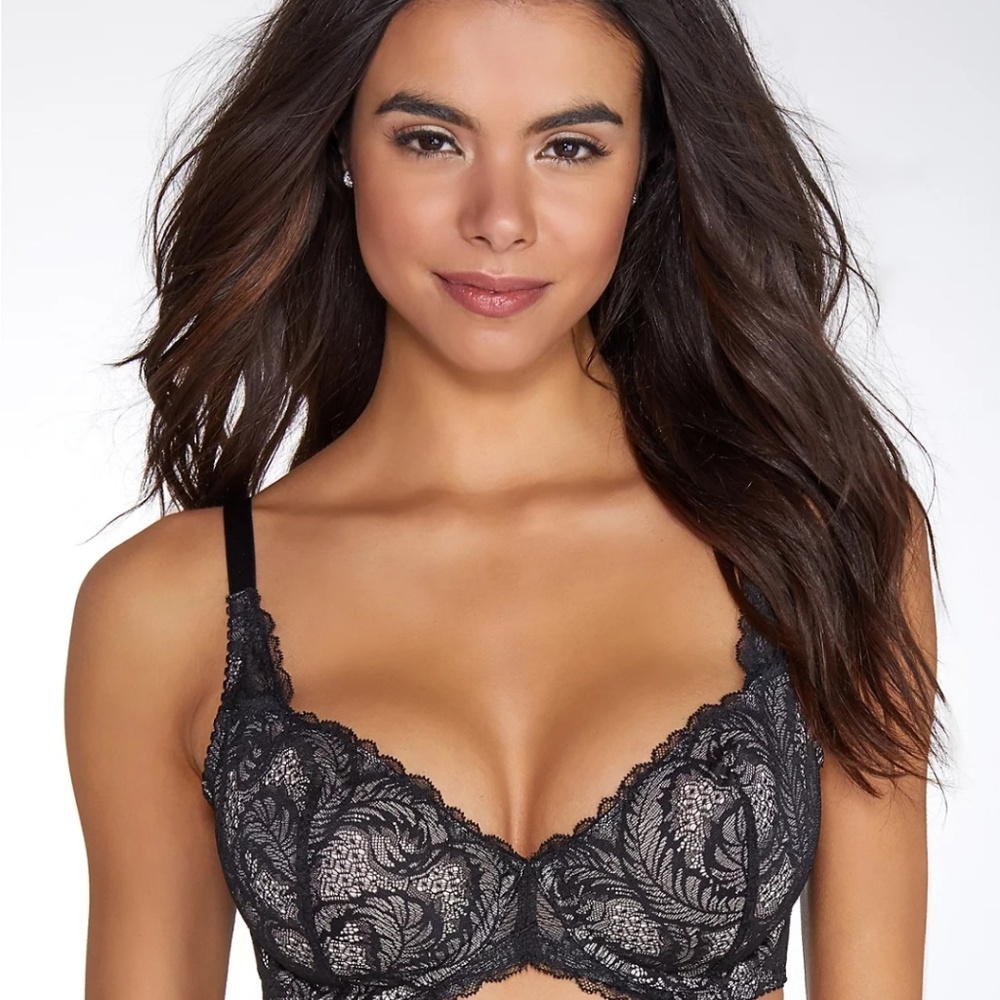 Paramour LouLou Unlined Lace Bra 38D